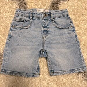 Zara Boys Toddler 3-4 year Denim Shorts